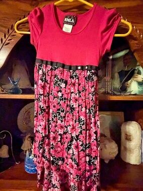 RMLA Girls Floral Dress Size Small (6)